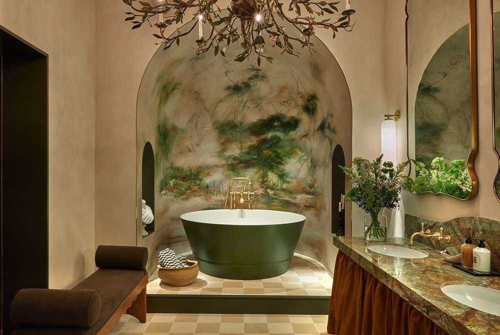Image: House of Rohl Primary Bathroom by Michaelis Boyd. Photos by James McDonald