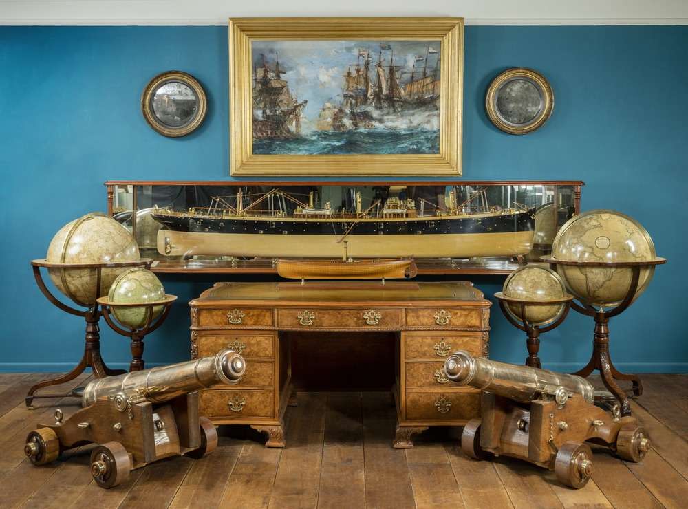Wick Antiques showroom.