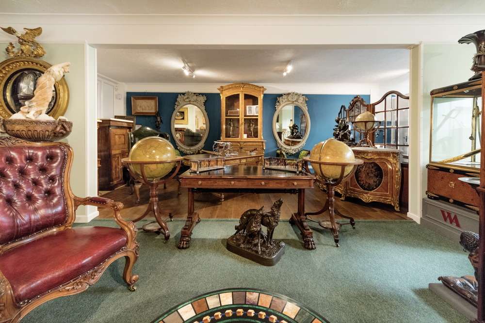 A selection from Wick Antiques’ showroom.